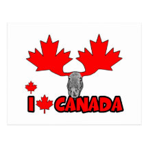 I love Canada Postcards