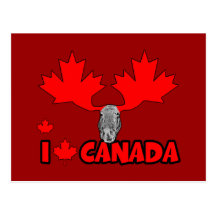 I love Canada Postcards