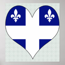 I Love Canada Quebec Print