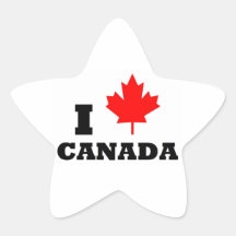 I Love Canada Sticker