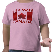 I Love Canada T-shirt Toddler Canada Tee