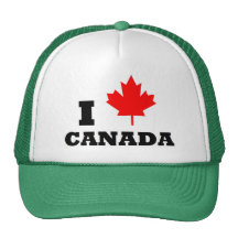I Love Canada Trucker Hat