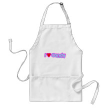 I love Candy cute Kawaii girls kids ladies Apron