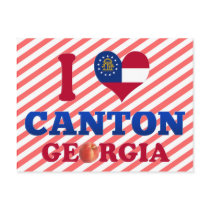 I Love Canton, Georgia Post Cards