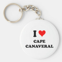 I Love Cape Canaveral Key Chains