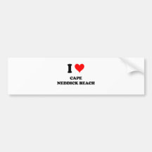 I Love Cape Neddick Beach Bumper Sticker