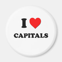 I love Capitals Magnet