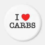 I Love CARBS ( food ) Magnets