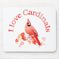 I Love Cardinals Mouse Mat