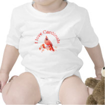 I Love Cardinals Tee Shirt