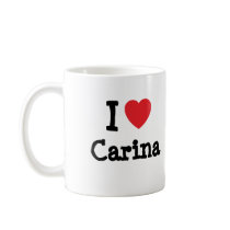 I love Carina heart T-Shirt Mug