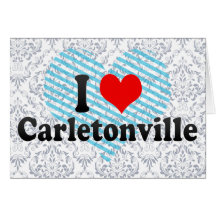 I Love Carletonville, South Africa Greeting Cards