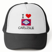I Love CARLISLE Arkansas Hats