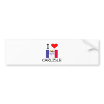 I Love CARLISLE Iowa Bumper Sticker
