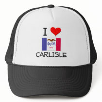 I Love CARLISLE Iowa Mesh Hats