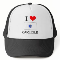 I Love Carlisle Massachusetts Hats