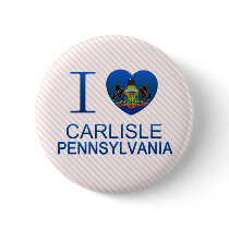 I Love Carlisle, PA Pins