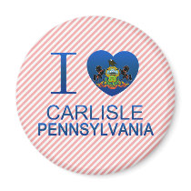 I Love Carlisle, PA Refrigerator Magnet