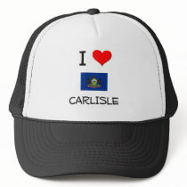 I Love Carlisle Pennsylvania Trucker Hats