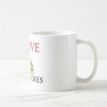 I Love Carnivores Mug
