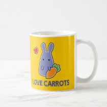 I LOVE CARROTS mugs