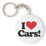 I Love Cars! keychains