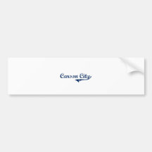 I Love Carson City Michigan Bumper Sticker