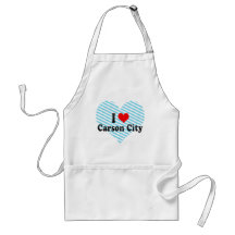 I Love Carson City, United States Apron