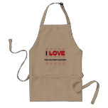 I LOVE CASH AND CARRY MANAGERS APRONS