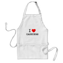 I Love Cashiers Aprons