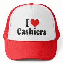I Love Cashiers Trucker Hats