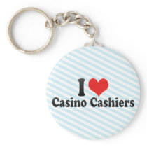 I Love Casino Cashiers Key Chains