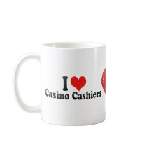 I Love Casino Cashiers Coffee Mug