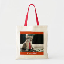I Love Cat  Bag