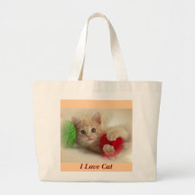 I Love Cat  Bag