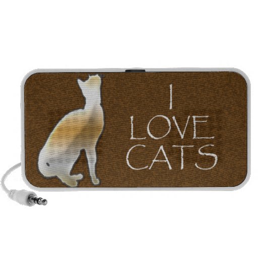 I LOVE CATS DOODLE SPEAKER