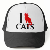 I Love Cats Trucker Hat