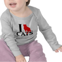 I Love Cats Tee Shirts