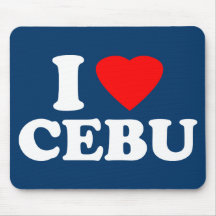 I Love Cebu Mousepad