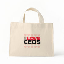 I LOVE CEOS CANVAS BAGS