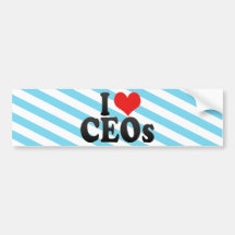 I Love CEOS Bumper Sticker