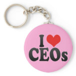 I Love CEOS Key Chain