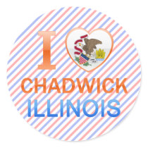 I Love Chadwick, IL Sticker