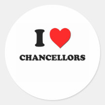 I Love Chancellors Sticker
