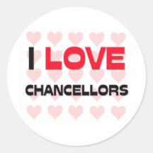 I LOVE CHANCELLORS STICKERS