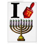 I Love Chanukah Greeting Card