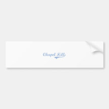 I Love Chapel Hill North Carolina Bumper Sticker