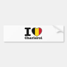I love Charleroi Bumper Sticker