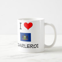 I Love Charleroi Pennsylvania Coffee Mugs