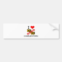 I Love Charlestown Maryland Bumper Stickers